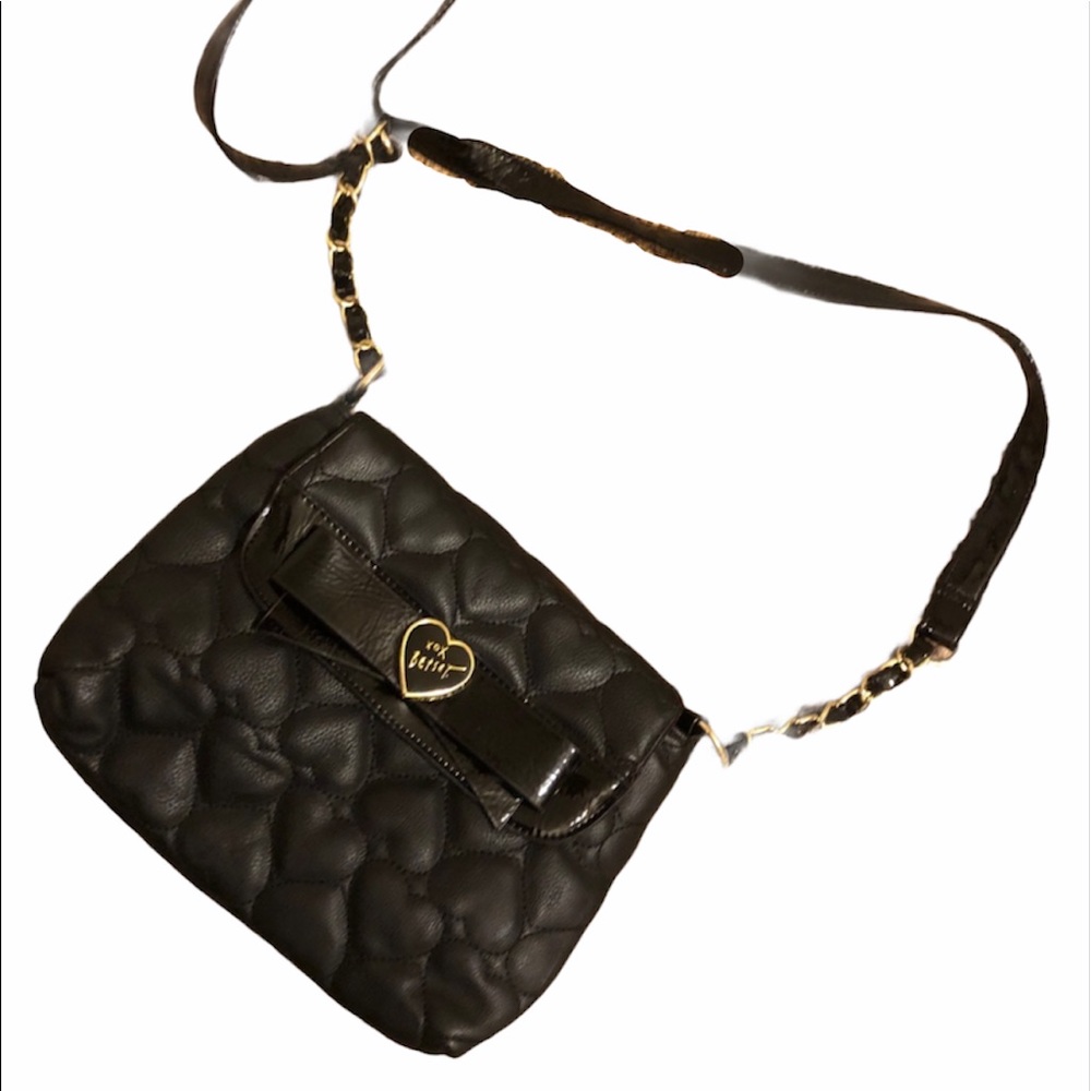 Betsy Johnson quilted crossbody handbag